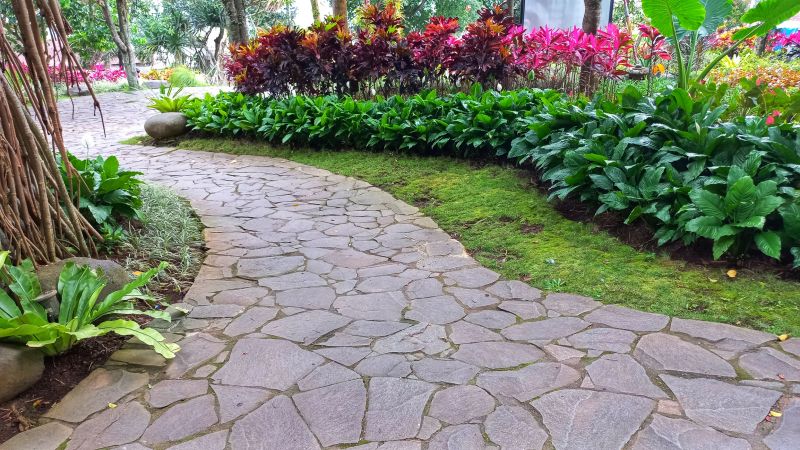 Stone Paver Walkway